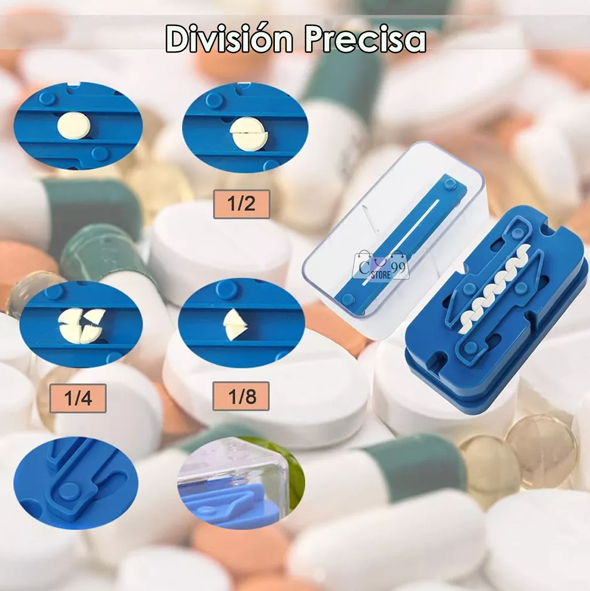 Cortador de pastillas Divisor De Píldora